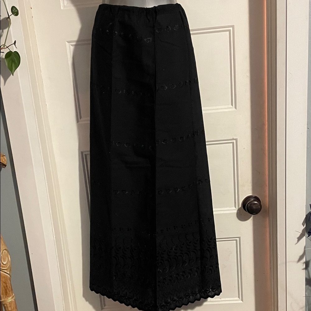 Elegant Black Maxi Skirt